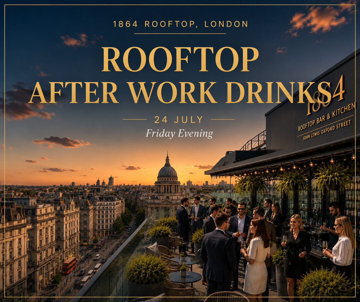24.07 Rofftop afterwork drinks