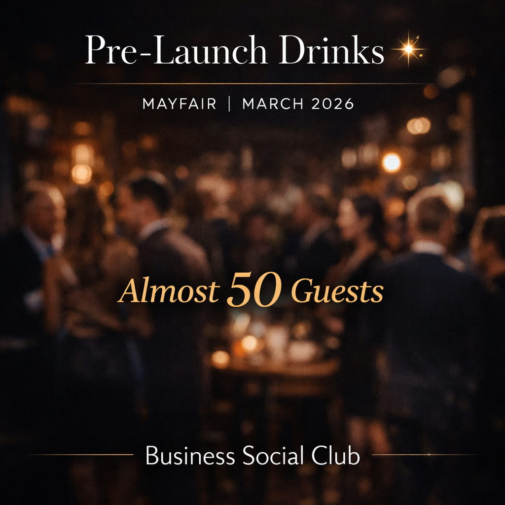 Pre-Launch Drinks | Business Social Club