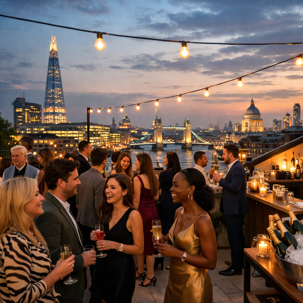 photographic london rooftop launch party